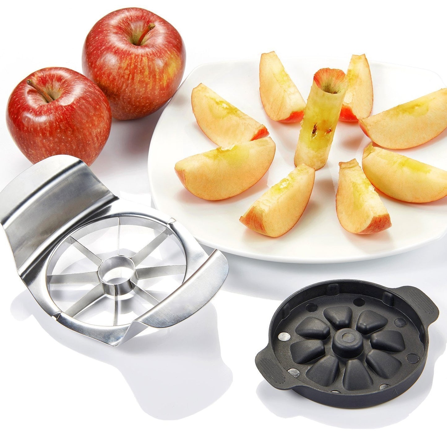 100% Stainless Steel 8-Blade [for up to 3.5 Inch Apples] Apple Slicer